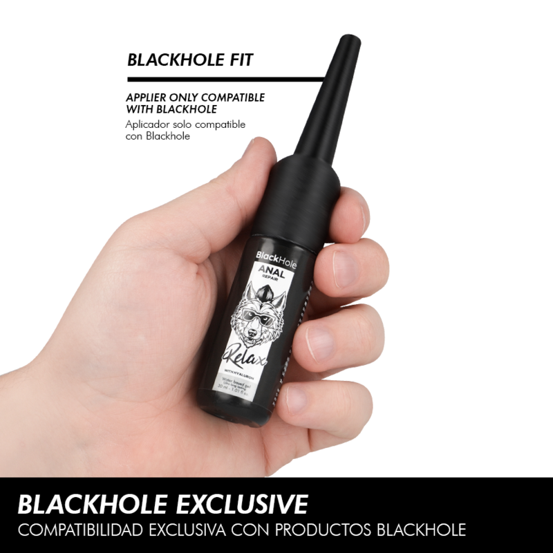 BLACK HOLE - APPLICATORE DI LUBRIFICANTE ANALE TAGLIA S 30 ML