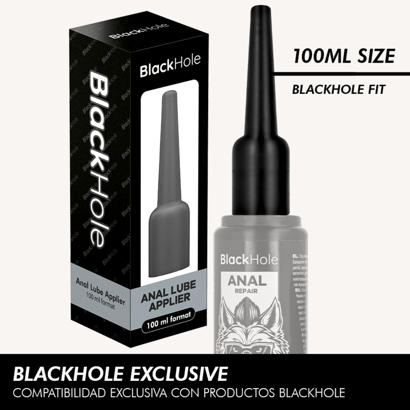 BLACK HOLE - APPLICATORE DI LUBRIFICANTE ANALE TAGLIA L 100 ML