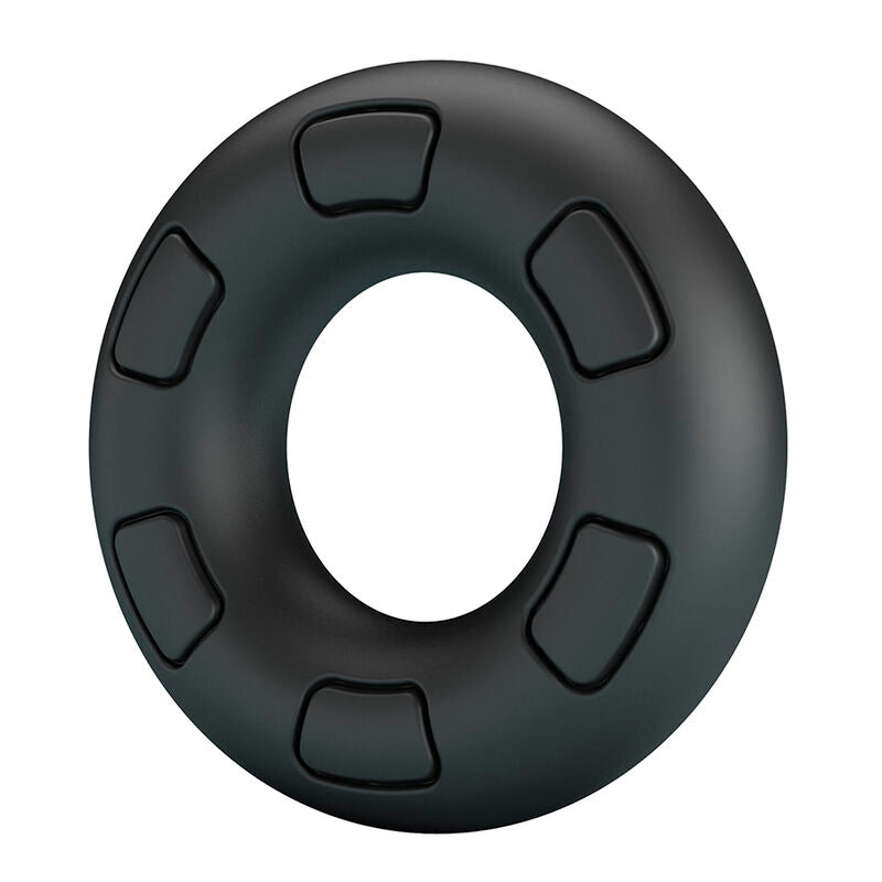 CRAZY BULL - ANELLO PENIERO IN SILICONE SUPER MORBIDO BERTRAM NERO