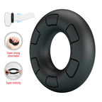 CRAZY BULL - ANELLO PENIERO IN SILICONE SUPER MORBIDO BERTRAM NERO