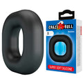 CRAZY BULL - ANILLO PENEANO WALDEN DE SILICONA SÚPER SUAVE NEGRO