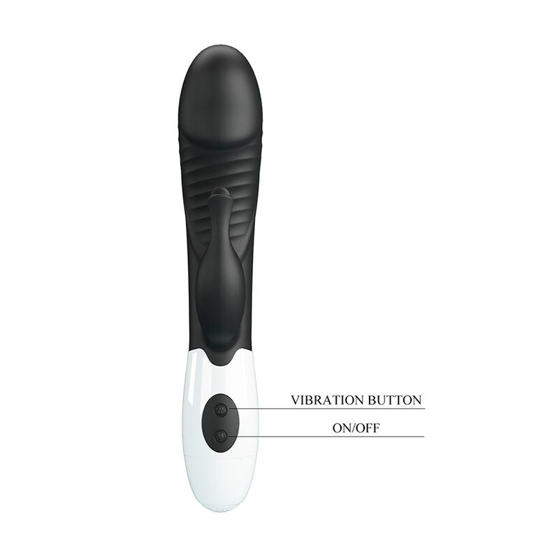 PRETTY LOVE - RASMUSSEN VIBRATORE CONIGLIO 30 FUNZIONI NERO