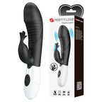 PRETTY LOVE - RASMUSSEN VIBRATORE CONIGLIO 30 FUNZIONI NERO