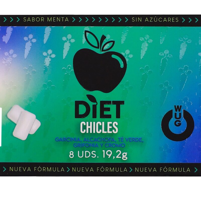 WUG Diet - Control del apetito y reducción del picoteo - Blíster de 8 unidades