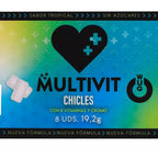 WUG Multivit - Il chewing-gum funzionale che rafforza le tue difese immunitarie ogni giorno. Confezione da 8 unità