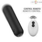 INTENSE - JUDY VIBRADOR RECARGABLE CON MANDO A DISTANCIA NEGRO
