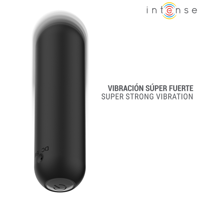 INTENSE - JUDY VIBRANT RICARICABILE CON TELECOMANDO NERO