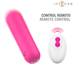 INTENSE - JUDY VIBRADOR RECARGABLE CON MANDO A DISTANCIA ROSA