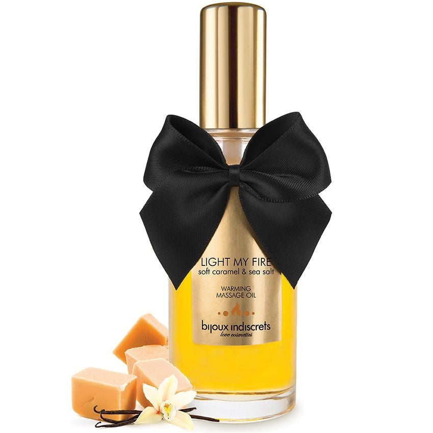 BIJOUX - ACEITE DE MASAJE EFECTO CALOR AROMA CARAMELO