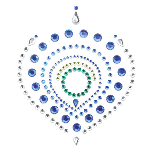 BIJOUX - INDISCRETS FLAMBOYANT AZUL Y VERDE