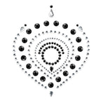 BIJOUX - INDISCRETS FLAMBOYANT NEGRO Y PLATA