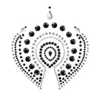 BIJOUX - INDISCRETS FLAMBOYANT NEGRO Y PLATA