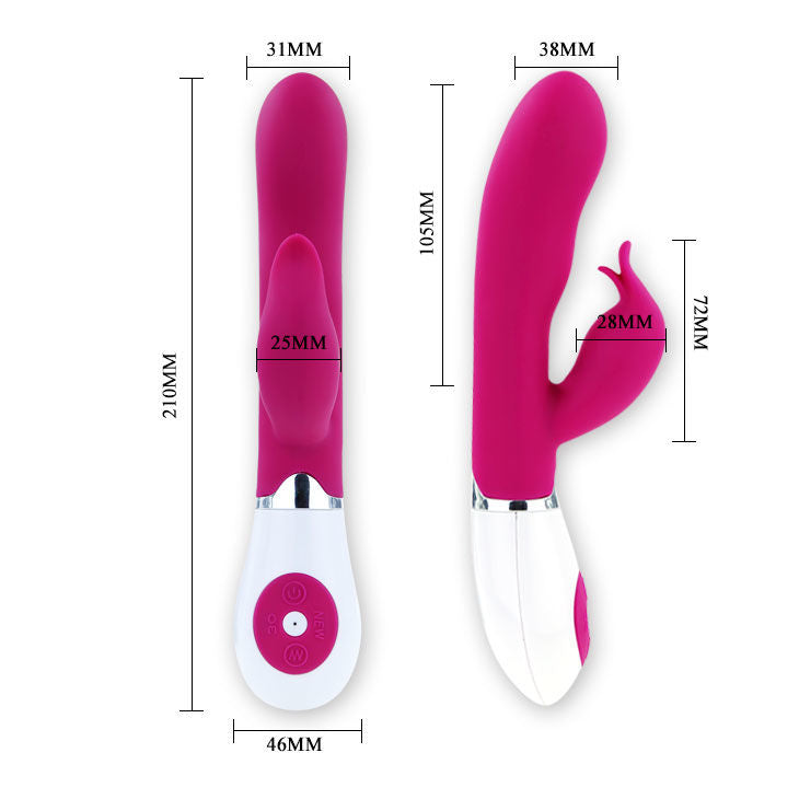 PRETTY LOVE - VIBRADOR DE COQUETEO CON ESTIMULADOR FELIX