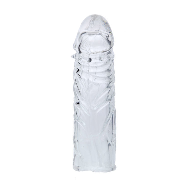 BAILE - FUNDA DE SILICONA LILA PARA PENE ADAPTABLE 13 CM