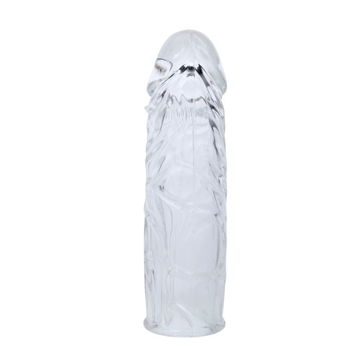 BAILE - FUNDA DE SILICONA LILA PARA PENE ADAPTABLE 13 CM