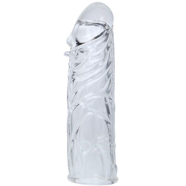 BAILE - FUNDA DE SILICONA ESTIMULANTE PARA PENE ROSA 13 CM