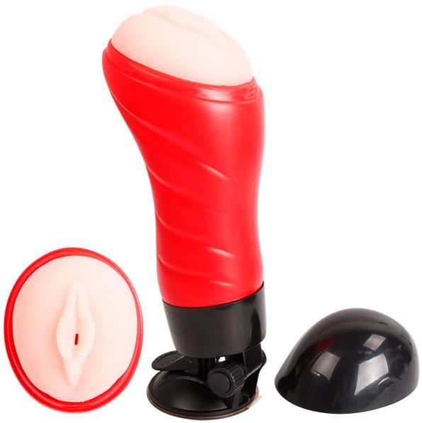 CRAZY BULL - VAGINA CON BASE DE MASTURBADOR CON VOZ