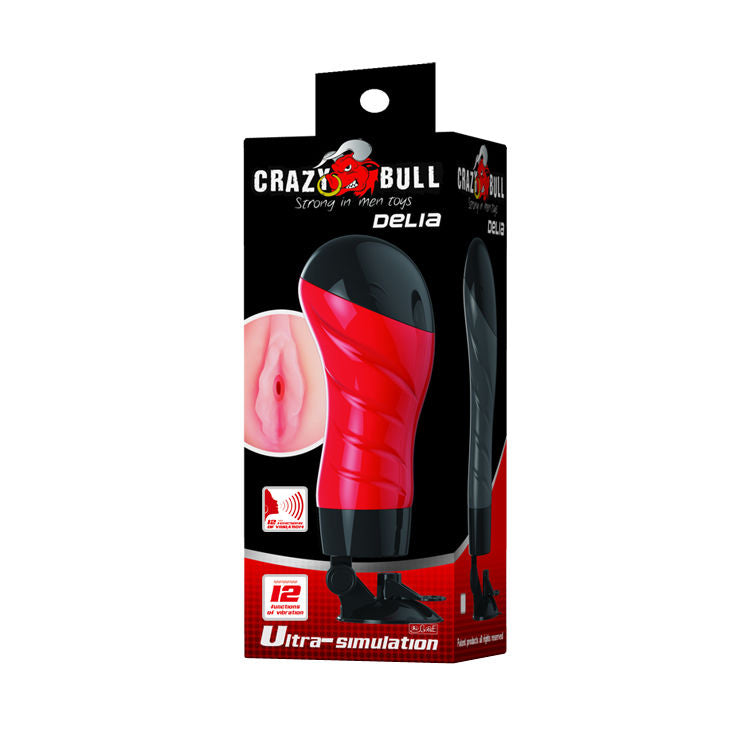 CRAZY BULL - VAGINA CON BASE DE MASTURBADOR CON VOZ