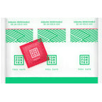 CONFORTEX - TOALLITAS HIGIÉNICAS DESECHABLES, BOLSA INDIVIDUAL + CONDÓN DE FRESA