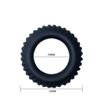 BAILE - ANELLO PENIENO TITAN NERO 1,9 CM