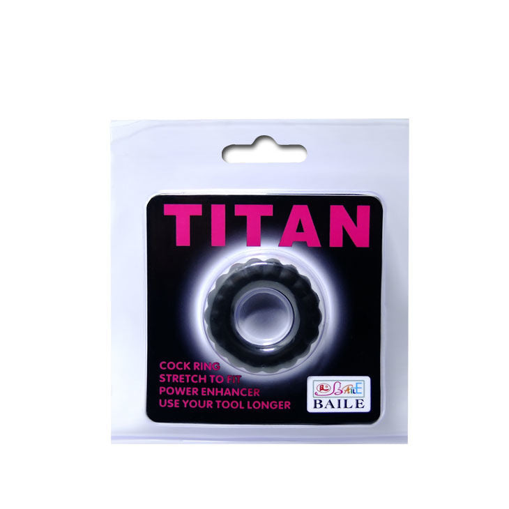 BAILE - ANELLO PER EREZIONE TITAN NERO 2 CM
