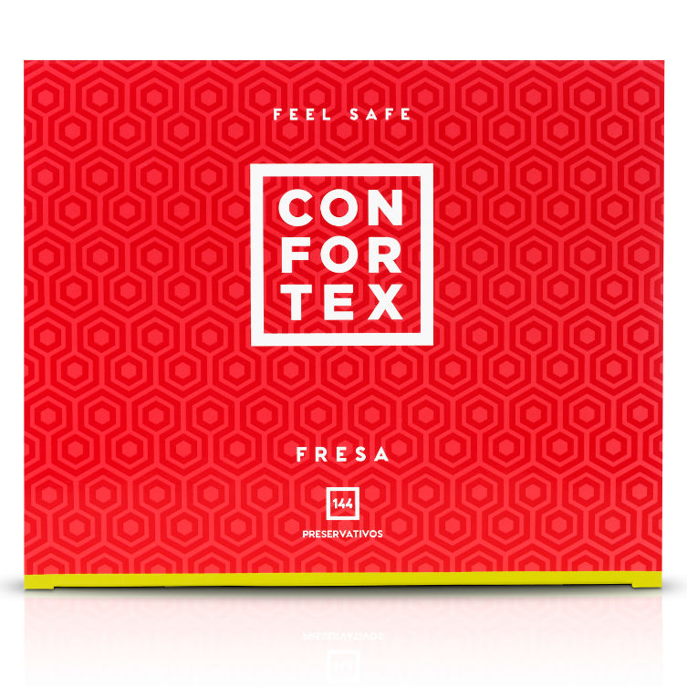 CONFORTEX - PRESERVATIVI ALLA FRAGOLA 144 UNITÀ