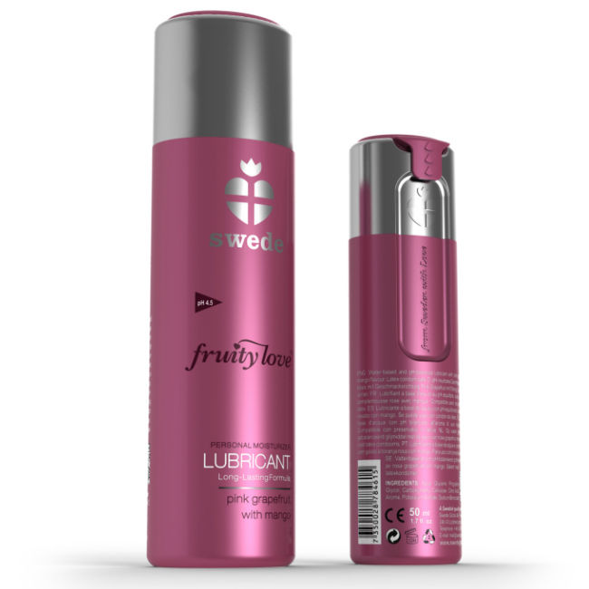 SWEDE - FRUITY LOVE LUBRICANTE POMELO ROSA Y MANGO 100 ML