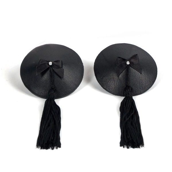BIJOUX - CUBRE PEZONES NEGRO BURLESCO