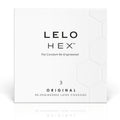 LELO - CAJA DE PRESERVATIVOS HEX 3 UNIDADES