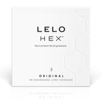 LELO - CAJA DE PRESERVATIVOS HEX 3 UNIDADES