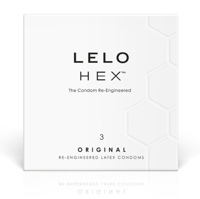 LELO - CAJA DE PRESERVATIVOS HEX 3 UNIDADES
