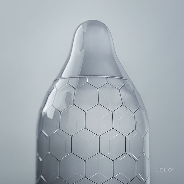 LELO - CAJA DE PRESERVATIVOS HEX 3 UNIDADES