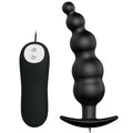 PRETTY LOVE - ANAL PLUG IN SILICONE EXTRA STIMOLAZIONE E 12 MODALITÀ DI VIBRAZIONE NERO