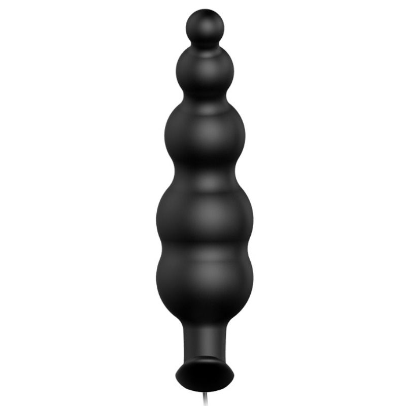 PRETTY LOVE - ANAL PLUG IN SILICONE EXTRA STIMOLAZIONE E 12 MODALITÀ DI VIBRAZIONE NERO