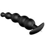 PRETTY LOVE - ANAL PLUG IN SILICONE EXTRA STIMOLAZIONE E 12 MODALITÀ DI VIBRAZIONE NERO