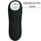 PRETTY LOVE - ANAL PLUG IN SILICONE EXTRA STIMOLAZIONE E 12 MODALITÀ DI VIBRAZIONE NERO