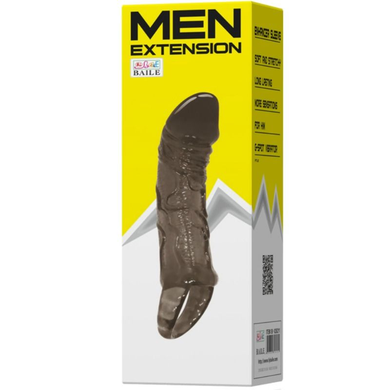BAILE - GUAINA DI ESTENSIONE DEL PENE CON CINTURINO PER TESTICOLI 11,5 CM