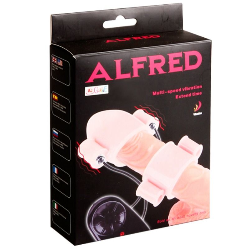BAILE - COUVRE-VIBRATEUR PÉNIS ALFRED AVEC CONTRÔLE