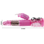 BAILE - VIBRATEUR AVEC ROTATION ET RABBIT MULTIVITESSE ET MULTIROTATION