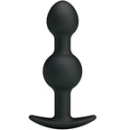 PRETTY LOVE - BLACK SILICONE ANAL BEADS SPECIAL STIMULATION 10.3 CM