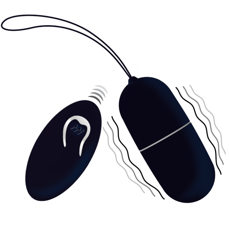 INTENSE - HUEVO VIBRADOR FLIPPY I CON MANDO A DISTANCIA NEGRO
