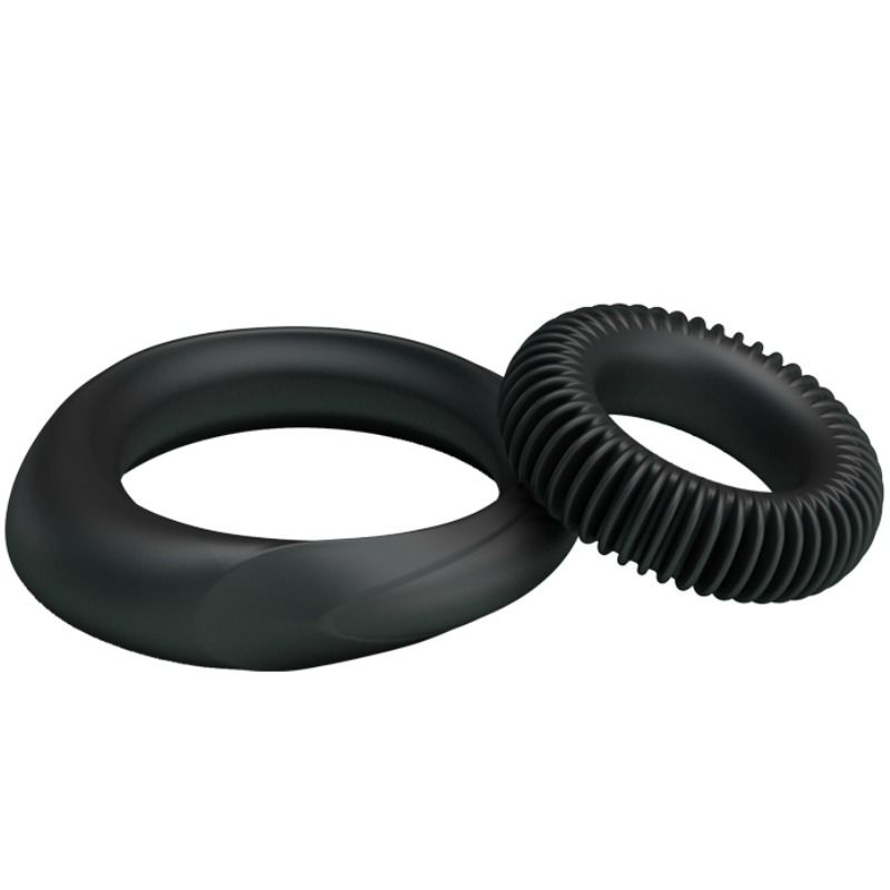 BAILE - KIT 2 ANNEAUX SILICONE ANNEAU VIRILITÉ