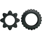 BAILE - KIT 2 ANELLI FLOREALI IN SILICONE