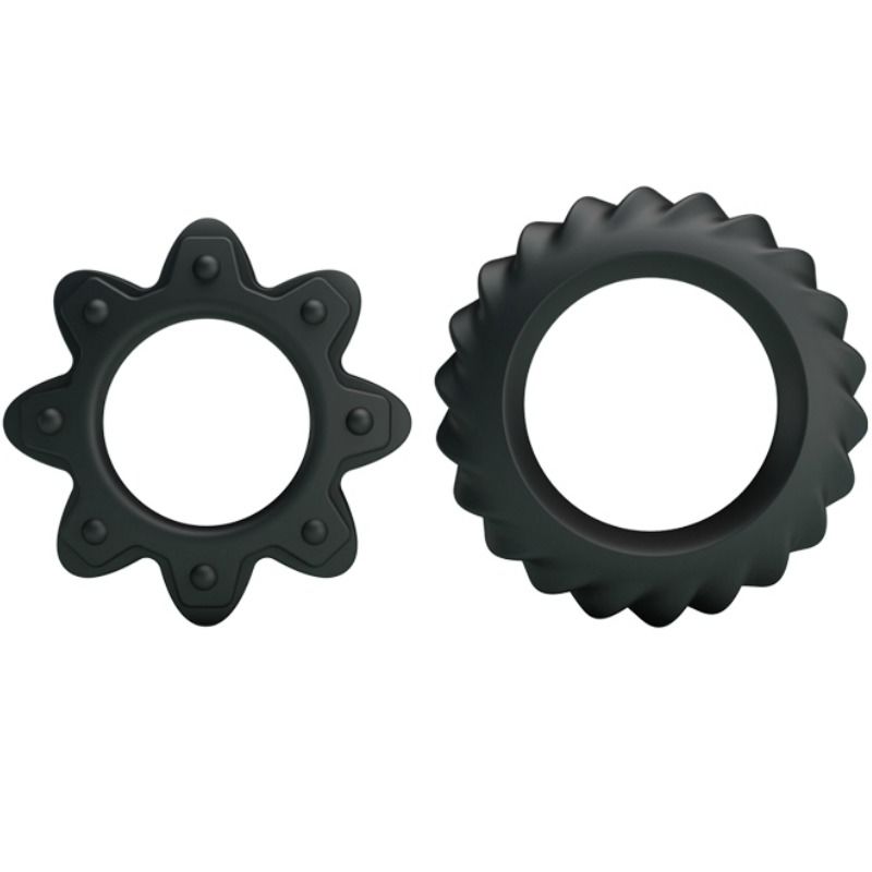 BAILE - KIT 2 ANELLI FLOREALI IN SILICONE