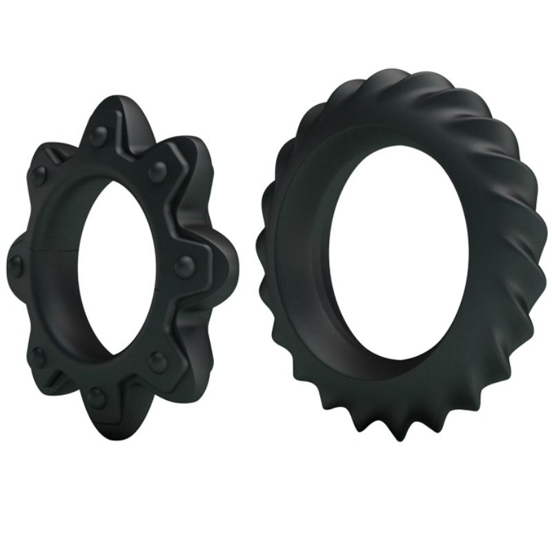 BAILE - KIT 2 ANELLI FLOREALI IN SILICONE