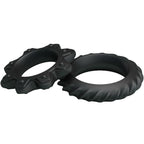 BAILE - KIT 2 ANELLI FLOREALI IN SILICONE