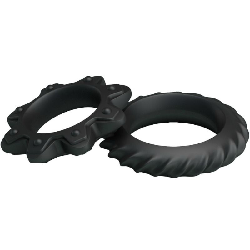 BAILE - KIT 2 ANELLI FLOREALI IN SILICONE