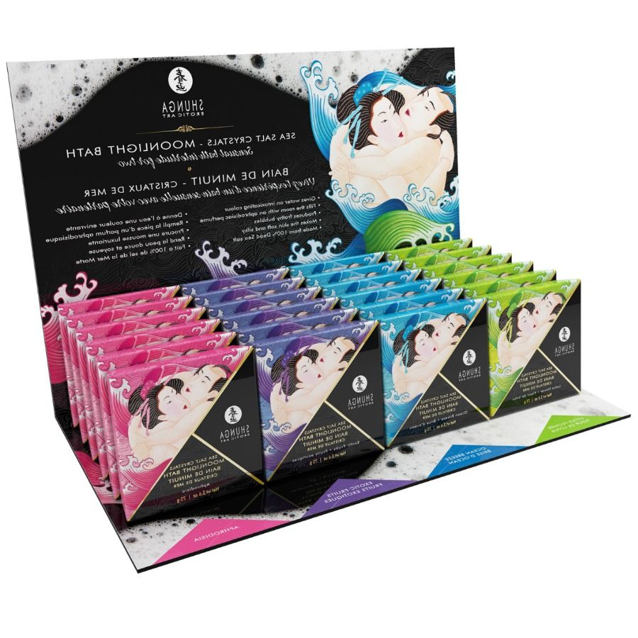 SHUNGA - EXPOSITOR BAÑO DE AMOR + 24 UNIDADES