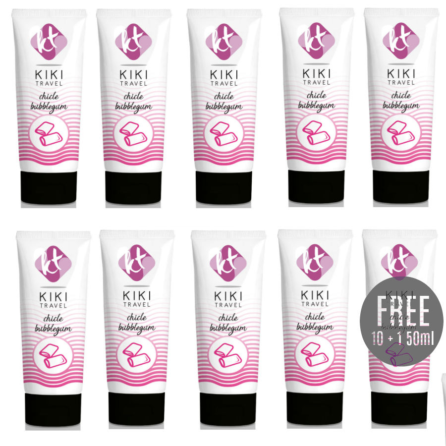 KIKÍ TRAVEL - LUBRIFICANTE GUSTO GOMMA 50ML 10 + 1 IN OMAGGIO