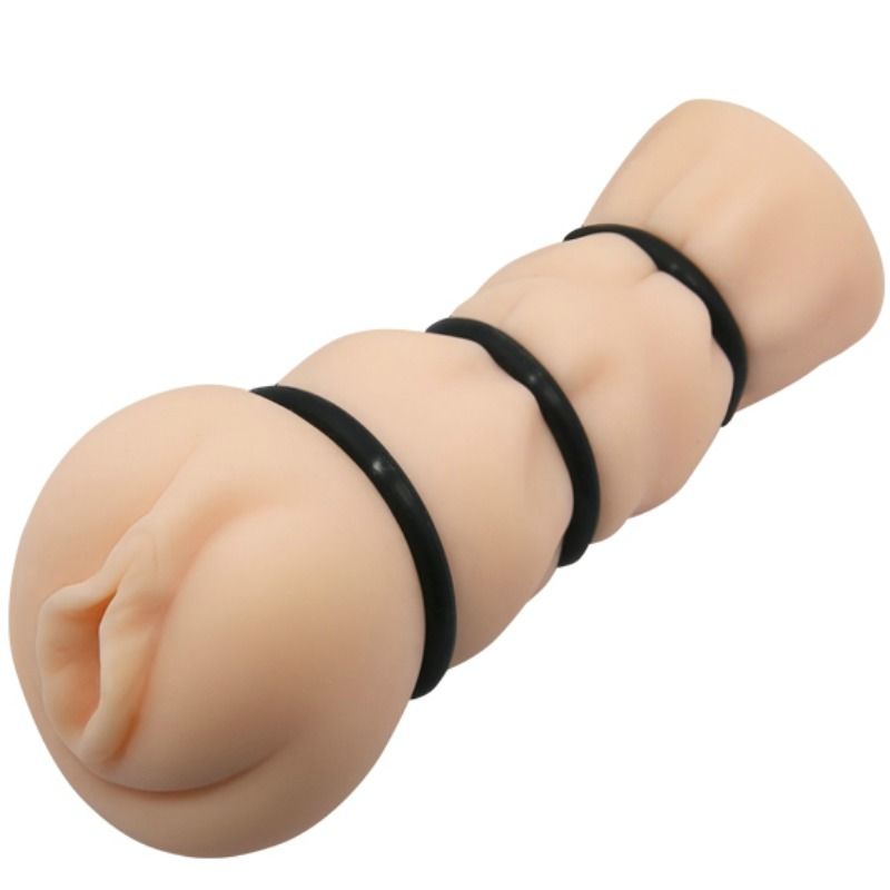 CRAZY BULL - MASTURBADOR VAGINAL CON ANILLOS